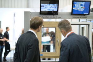Welding examples at the exhibition stand in Nuremberg