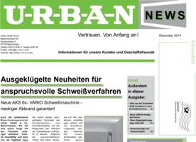 Jetzt die NEWS Dez 2014 lesen...
