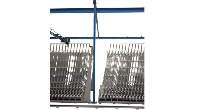 GLA Automatische Glas-Logistik-Anlage wichtige Ergänzung zur automatisierten Fensterproduktion