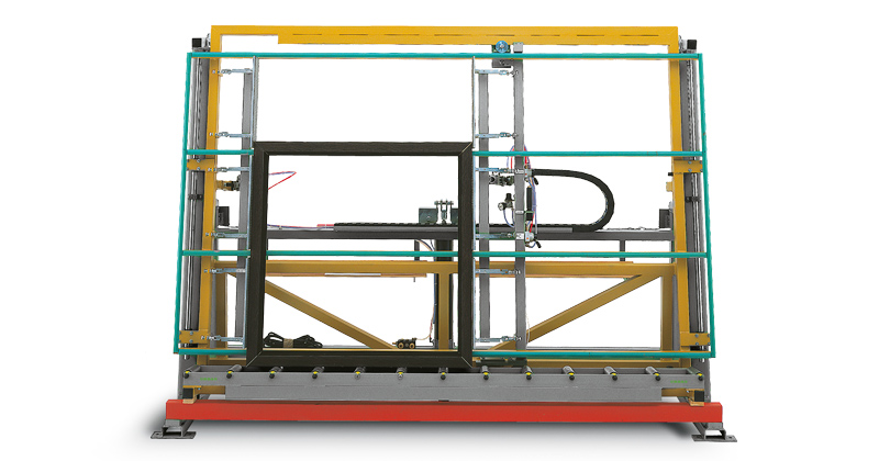 KV 1800, KV 3200 Checking and Glazing Unit To fix window elements for glazing and checking work