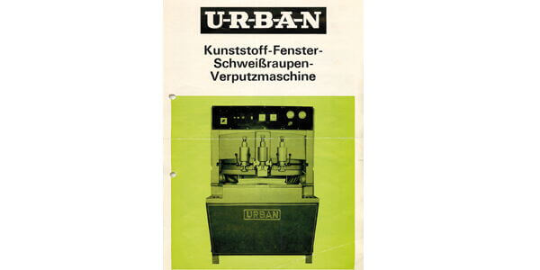 URBAN Maschinenbau - 1973 der erste automatischer Verputzautomat, die SV 1000