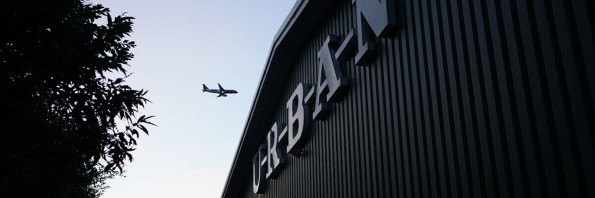URBAN Mechanical Engineering - Export - Aircraft over the Urban Memmingen Hangar