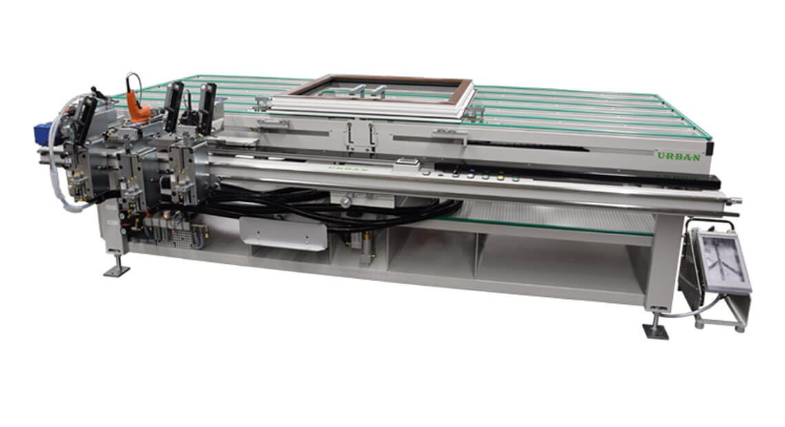 URBAN Maschinenbau – FAS 320-2F | Sash assembly station with 2 guiding rails URBAN Maschinenbau - FAS 320-2F | Sash assembly station with 2 guiding rails
