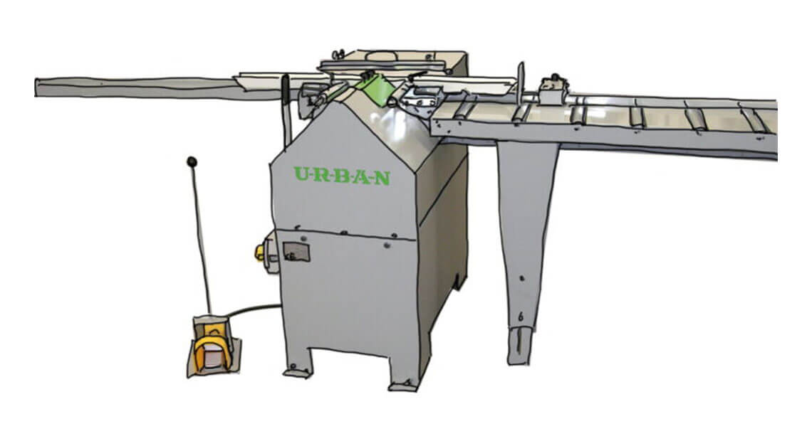 URBAN Maschinenbau - V-cutting saws