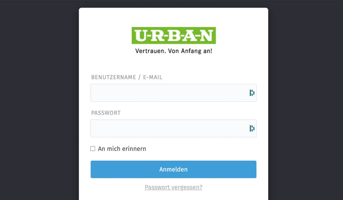 URBAN Maschinenbau - Ticket system