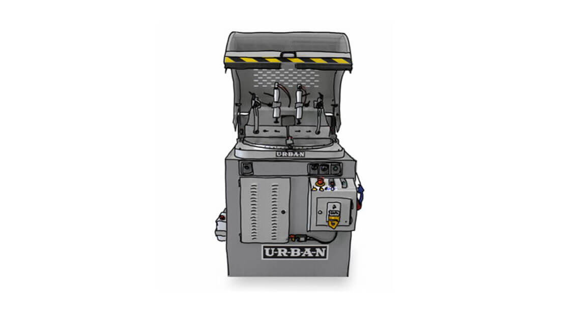 URBAN Maschinenbau - Precision mitre saw