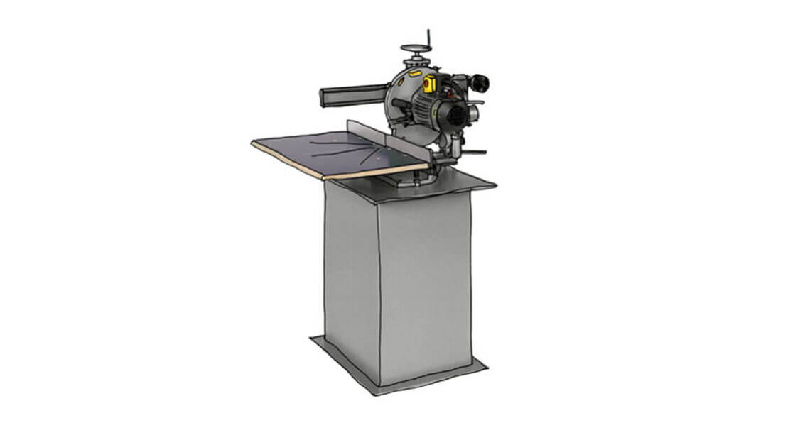 URBAN Maschinenbau - Radial saw