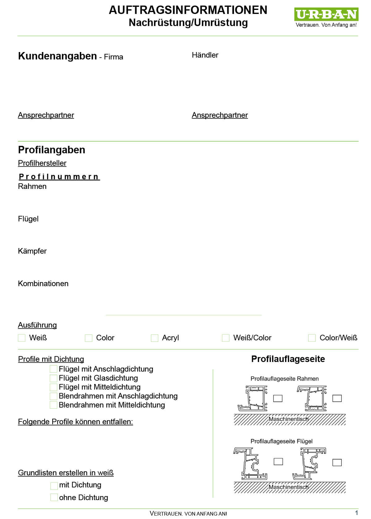 Preview - Order information template german Preview - Order information template german