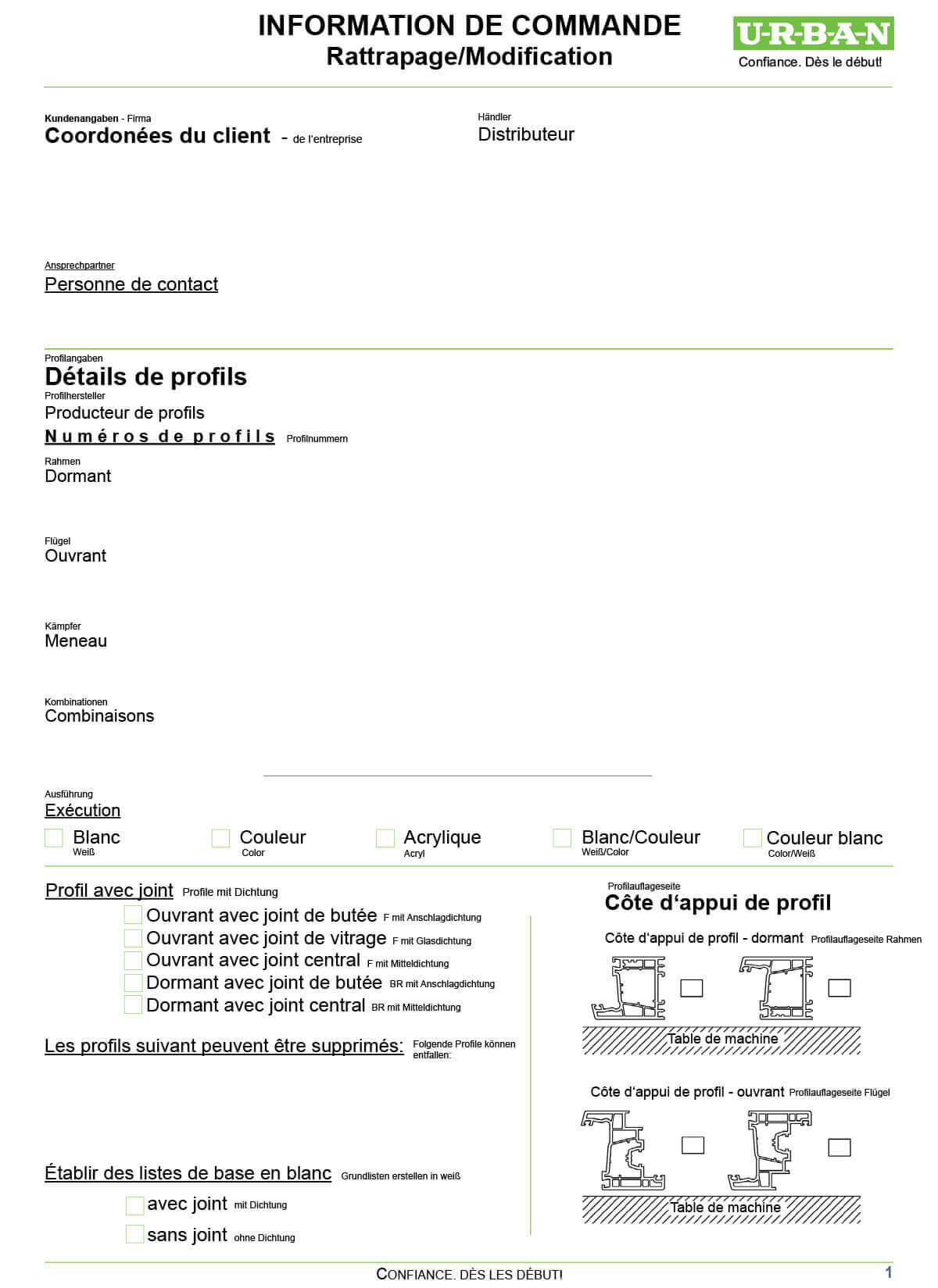 Preview - Order information template french Preview - Order information template french